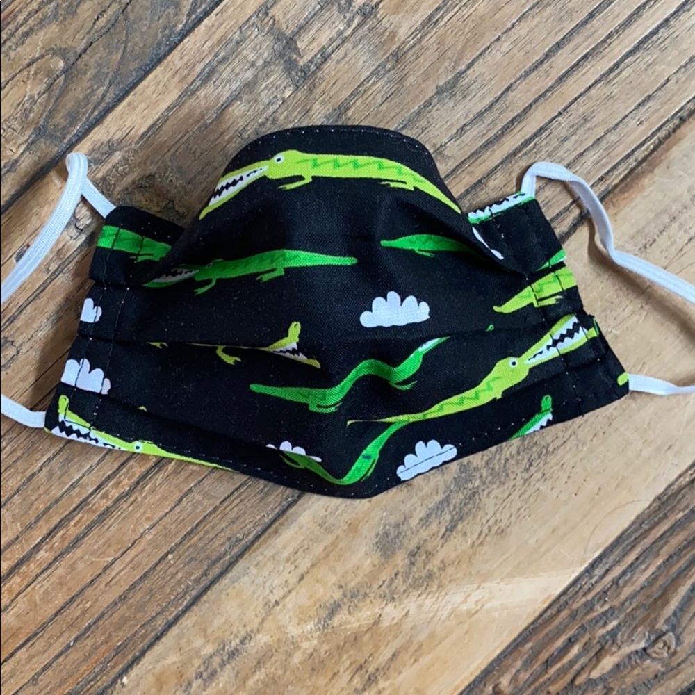 Happy Alligator Child’s Face Mask